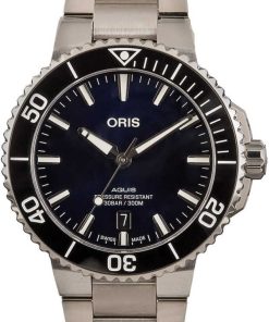 HandMade The Oris Aquis Date Steel & Blue Dial