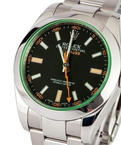 Alternative view of HandMade The Rolex Milgauss Anniversay Green Crystal 116400GV