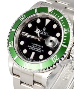 Alternative view of HandMade The Rolex Submariner Green Anniversary Edition 16610LV