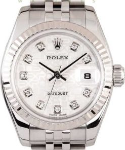 HandMade The Ladies Rolex Datejust New Model Diamond Dial 179174