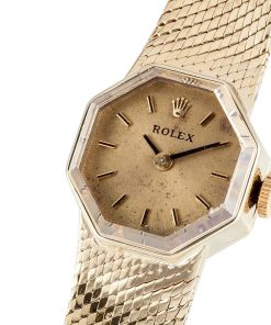 Alternative view of HandMade The 14K Ladies Rolex Cocktail Watch