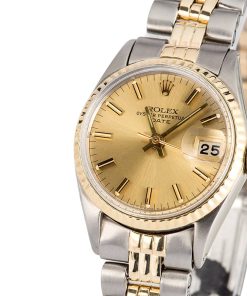 Alternative view of HandMade The Vintage Ladies Rolex Date 6517 Two-Tone