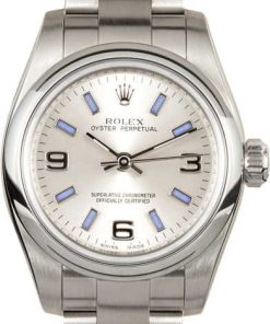 HandMade The Ladies Rolex Oyster Perpetual 176200 Blue Index