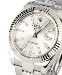Alternative view of HandMade The Rolex Datejust II Silver Dial 116334