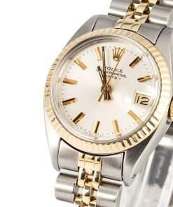 Alternative view of HandMade The Rolex Vintage Ladies Date 6917 Silver Dial