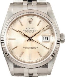 HandMade The TT Men's Rolex Oyster Perpetual DateJust Steel 16234