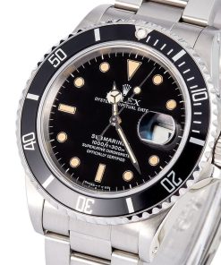 Alternative view of HandMade The Black Rolex Submariner 168000 Stainless Steel