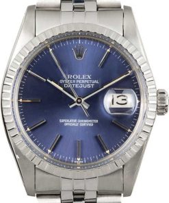 HandMade The Rolex Datejust Stainless Steel 16030 Blue