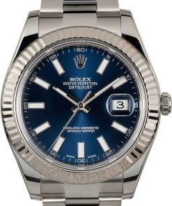 HandMade The Rolex 41MM Datejust 116334 Blue Dial