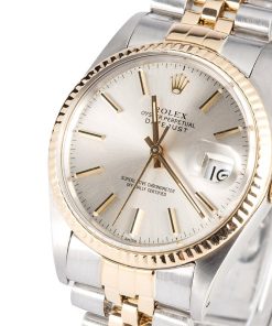 Alternative view of HandMade The Rolex Two-Tone Datejust Silver Dial 16013