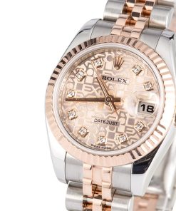Alternative view of HandMade The Rolex Lady-Datejust 179171 Jubilee Diamond