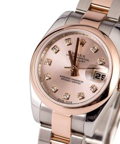 Alternative view of HandMade The Rolex Women's Datejust 179161SDO Everose Gold