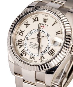 Alternative view of HandMade The Sky-Dweller Rolex 326939 White Gold