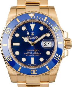 HandMade The UNWORN Rolex Submariner 116618 18k Yellow Gold