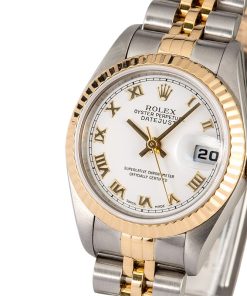 Alternative view of HandMade The Datejust Ladies Rolex 79173 White Roman