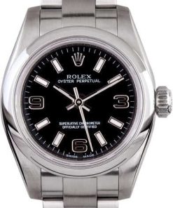 HandMade The Ladies Rolex Oyster Perpetual 176200 Black