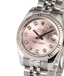 Alternative view of HandMade The Rolex Ladies Datejust 179174 Pink Diamond