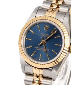 Alternative view of HandMade The Rolex Ladies Oyster Perpetual 67193 Blue