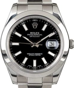 HandMade The Rolex Datejust II Ref 116334 Black Index Dial