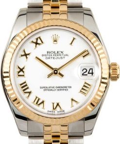 HandMade The Mid-Size Rolex Datejust 178273 White
