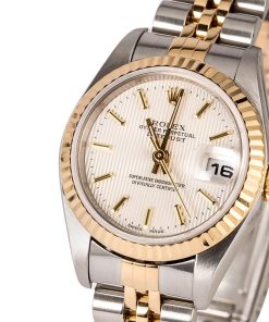 Alternative view of HandMade The Rolex Ladies Datejust 79173 Silver Tapestry Dial