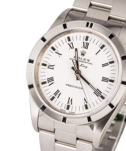 Alternative view of HandMade The Rolex Air King 14010 White Dial