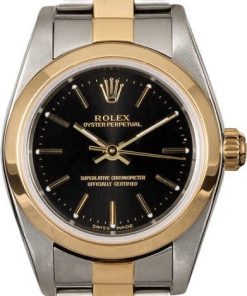 HandMade The Ladies Rolex Oyster Perpetual 76183 Two Tone Oyster