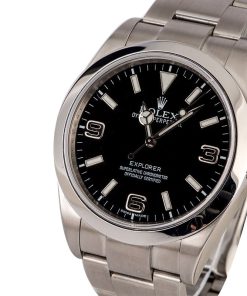 Alternative view of HandMade The Rolex Explorer 214270 Stainless Steel Band