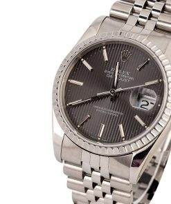 Alternative view of HandMade The Rolex Datejust 16220 Slate Tapestry Dial