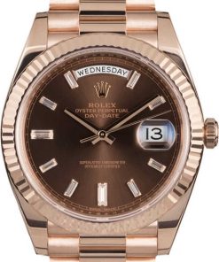 HandMade The Rolex Presidential Rose Gold 228235 Diamonds