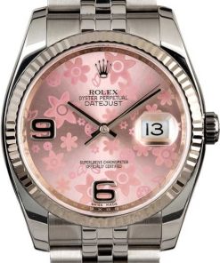 HandMade The Rolex Datejust 116234 Pink Floral Dial