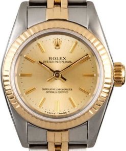 HandMade The Rolex Lady Oyster Perpetual 67193 Champagne Dial