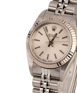 Alternative view of HandMade The Rolex Ladies Oyster Perpetual 76094 Silver Index Dial