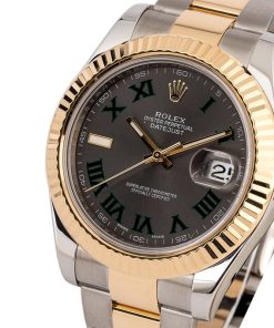 Alternative view of HandMade The Unworn Rolex Datejust 116333 Slate Roman Dial