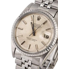 Alternative view of HandMade The Rolex Datejust 1603 Engine Turned Bezel T