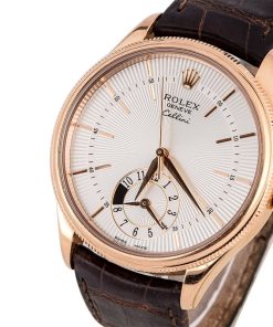 Alternative view of HandMade The Rolex Cellini 50525 Silver Guilloche Dial