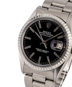 Alternative view of HandMade The Rolex Datejust 16030 Black Dial