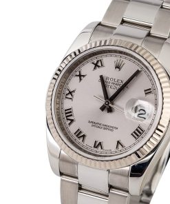 Alternative view of HandMade The Rolex Datejust 116234 Rhodium Dial Steel Oyster