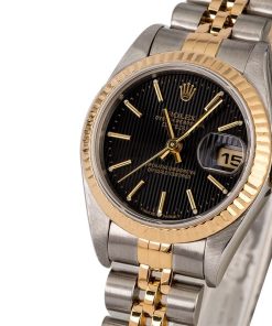 Alternative view of HandMade The Rolex Ladies Datejust 79173 Black Tapestry Dial