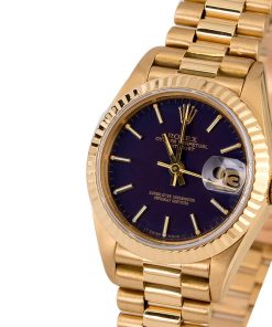 Alternative view of HandMade The Rolex Ladies President 69178 Blue Dial