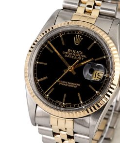Alternative view of HandMade The Rolex Datejust 16013 Black Dial
