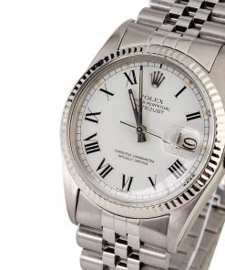 Alternative view of HandMade The Rolex Datejust 16014 White Buckley Dial