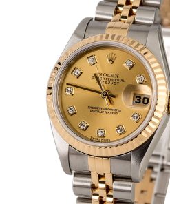 Alternative view of HandMade The Ladies Rolex Datejust 79173 with Diamonds