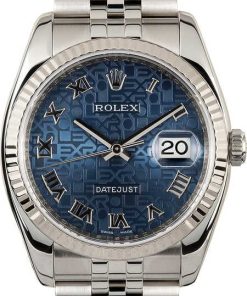 HandMade The Rolex Datejust 116234 Blue Jubilee Roman Dial