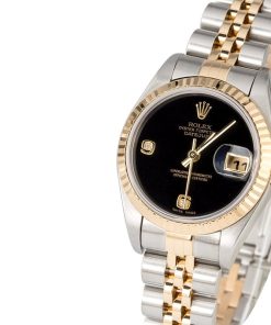 Alternative view of HandMade The Rolex Ladies Datejust 79173 Black Onyx Diamond Dial