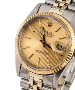 Alternative view of HandMade The Rolex Datejust 16013 Tapestry Index Dial