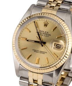 Alternative view of HandMade The Rolex Datejust 16013 Champagne Dial
