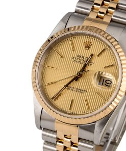Alternative view of HandMade The Rolex Datejust 16233 Champagne Tapestry