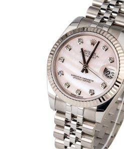 Alternative view of HandMade The Rolex Datejust 178274 Pink Mother of Pearl with Diamonds