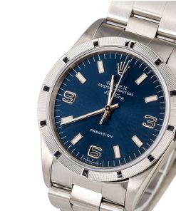 Alternative view of HandMade The Rolex Air-King 14010 Blue Dial Steel Oyster